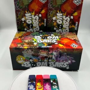 Boom Bars 100-Pack Display with Assorted 2g THC Disposable Vape Pens